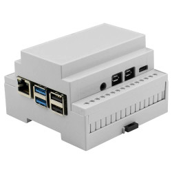 DIN Rail Mount Enclosure for Raspberry Pi 4