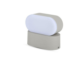 VT-816 6W Lampa ścienna LED barwa: 4000K obudowa: szara 8291 V-TAC