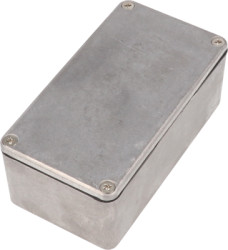 Aluminum die cast enclosure, (L x W x H) 112 x 60 x 42 mm, natural, IP65, 1590WBS