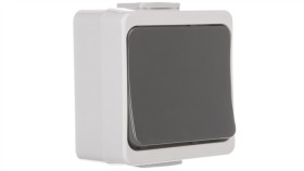 Jantar-Bis Łącznik Pojedynczy N/T Ip44 Szary Wnt-1J-B