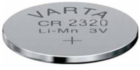 Lithium-button cell, CR2320, 3 V, 135 mAh, 06320 101 401