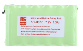 Zestaw akumulatorów 7.2V 6-ogniwowy 1.3Ah RS PRO RS PRO