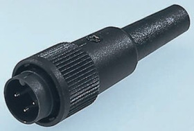 Złącze wielostykowe przemysłowe 12-pinowe Miniaturowe Montaż na kablu Wtyczka Binder