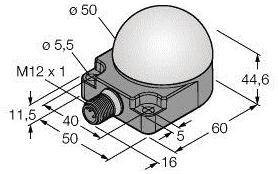 Lampa okrągła Turck K50FLOXXPQ światło ciągłe