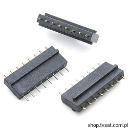 8-PIN-SLC-SPRING Spring Connector 8 Pin 2.54mm THT ELCOEU