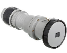 Gniazdo przenośne 4P 125A 500V czarne IP67 7H GW62062H