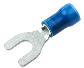 Konektor zaciskowy płaski PLASTI-GRIP Series Izolowane, M4, Niebieski 14AWG 2.6mm² 16AWG 1mm² TE Connectivity