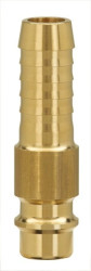 Króciec szybkozłącza Ludecke DN7,2 typ 26, do węża fi 8 mm, wtyk szybkozłącza, mosiądz