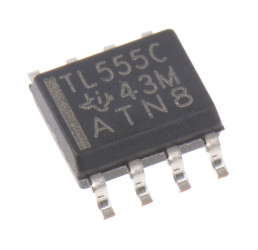 Obwód timera Montaż powierzchniowy 2MHz Texas Instruments SOIC 8 -pinowy