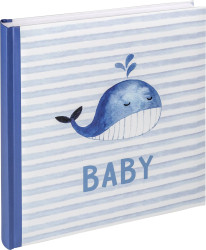 walther+ design Baby Sam UK-183-L Fotoalbum (S x W) 28 cm x 30.5 cm niebieski 50 strony