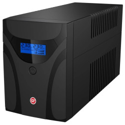 GT UPS POWERbox Tower 1200VA/600W Line-Interactive 4xSCHUKO 24V-7Ah LCD