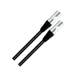 Cordial 15621 RJ45 Network cable CAT 6A Black PUR coating 3.00 m