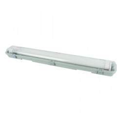 ZESTAW oprawa hermetyczna + 2x tuba LED 60cm 6500K 9W 900lm