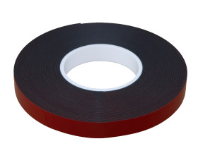 Dwustronna taśma piankowa grubość 1.6mm szerokość 19mm RS PRO Czarny długość 11m