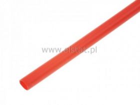 Koszulka termokurczliwa RC- 4/ 1 z klejem czerw.