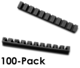 PCB adapter, ABS, (L) 51 mm, black, for series 1590/1591, 1591Z100