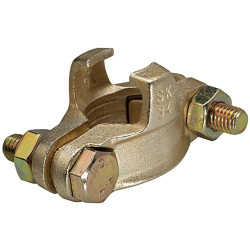 Hose clamp, L 119 mm, 10 bar, malleable cast iron, hot-dip galvanized, for hose, 107909