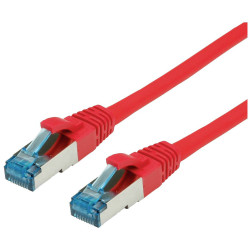 Value 21.99.1920 RJ45 Network cable patch CAT 6A S/FTP 0.50 m Red