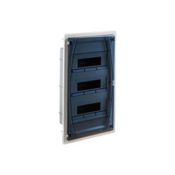 IP40 Rozdzielnica modułowa 3x12 GOLD P podtynkowa (drzwi transparentne) PE+N