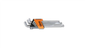 Kpl Kluczy Trzpieniowych Krótkich Z Kulistą Końcówką 9Szt