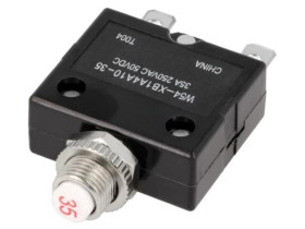 Wyłącznik nadprądowy 250VAC 50VDC 5A SPST-NC 1 biegun 1423674-2