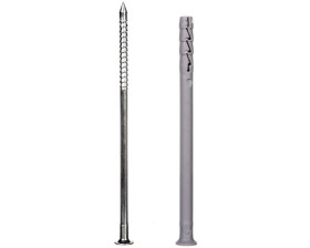 Kołek wbijany nylonowy szybkiego montażu z lejkiem Koelner FX-08L120 8 × 120 mm /opakowanie kartonowe 50 szt./