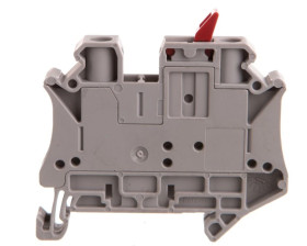 Złączka przelotowa 2-przewodowa z odłącznikiem nożowym 6mm2 szara UT 6-MTL-P/P KNIFE-RD 3046155 /50szt./