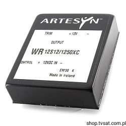 WR12S12/1250XC DC-DC 18V to 12V 1.25A THT ARTESYN