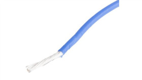 Przewód Do Urządzeń Ptfe Ptfe Niebieski, 100M 0,6 Mm2 19/0,2 Mm, 300 V, -75 ›...
