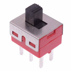 On-On Mini PCB Slide Switch DPDT 5A