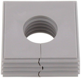 CONTA-CLIP 28581.6 Element uszczelniający KDS-DEG 19-20 GR, (D x S x W) 42.8 x 42.8 x 17.7 mm, termoplastyczny elastomer