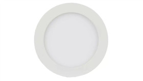 Plafon Okrągły Podtynkowy Wpuszczany Led 12W 1000Lm 3000K Ip20 Biały Barwa Ww...