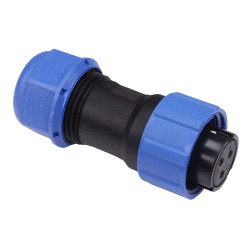 3 Pin Waterproof W17 Female Plug Cable Connector IP68 10A