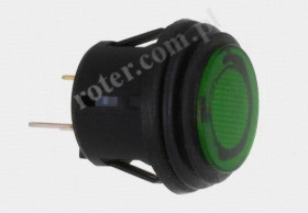 Przeł. samoch. ASW-29D 12V/20A czerwony