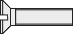 Śruby Seko poliamidowe DIN 963 M2 x 16, 10 x 20 (10 szt.)