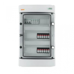 Skrzynka przyłączeniowa DC+AC z ogranicznika przepięć 1000V typu 1+2 4x lancuch PV 4x MPPT SH-726 DCAC