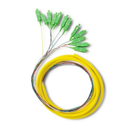 Qoltec 12 x Pigtail światłowodowy SC/APC Singlemode G657A2 2m