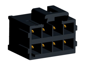 Wtyk PCB 8-pinowe raster: 3.5mm 2-rzędowe Molex Przewlekany 12.0A 400.0 V.