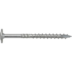 SWG 191 106 140 19 Wood Screw 6mm 140mm Spline Drive Steel Zinc Plated