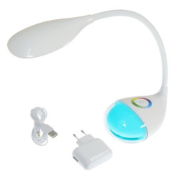 Lampa biurkowa Q10 RGB 5W LED z efektem RGB dotykowa LAMPKA