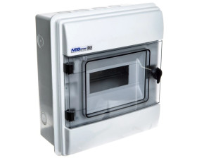 Rozdzielnica hermetyczna modułowa (500V AC ,1000V DC) 1x6 natynkowa RH-6/Z (z zamkiem) 36.4