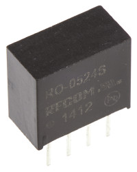 Przetwornica DC-DC, 1W, Uwe 4,5 → 5,5 V DC, Uwy 24V dc, Iwy 42mA, Recom