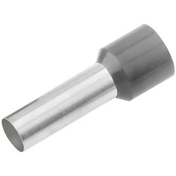 Cimco 187020 Ferrule Bootlace 4 mm&#xB2; Partially insulated Grey 100 pcs
