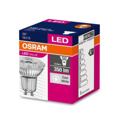 Żarówka LED GU10 VALUE PAR16 50 36st 4,3W/865 230V 4058075817715