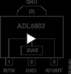 50 MH TO 4.0 GH RF/IF Gain Block