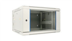 Szafa Rack Montowana Na Ścianie, Dwusekcyjna Extralink 6U 600X600 Azh Szara