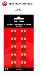 10szt. BEZPIECZNIK SAMOCHODOWY STANDARD 30A