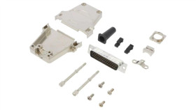 Dtzf-Ljsrg-44Mhsl D-Sub Hd Męskie Proste Lutowanie Na Przewód Unc 4-40 Pin 44