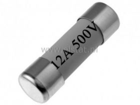 12A bezp. ceram. zwłoczny 10x38mm 500V gG
