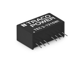 Przetwornica DC-DC, 3W, Uwe 4,5 → 18 V DC, Uwy 24V dc, Iwy 125mA, TRACOPOWER